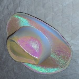 Pastel glamorous cowboy hat
